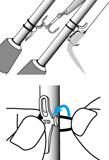 DAIWA LURE HOOK HOLDER