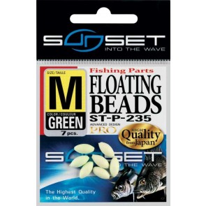 SUNSET FLOATING BEADS GREEN