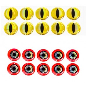 UNO FISH EYES STICKERS